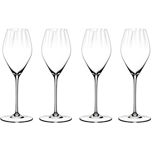 Performance champagneglas 4-pak