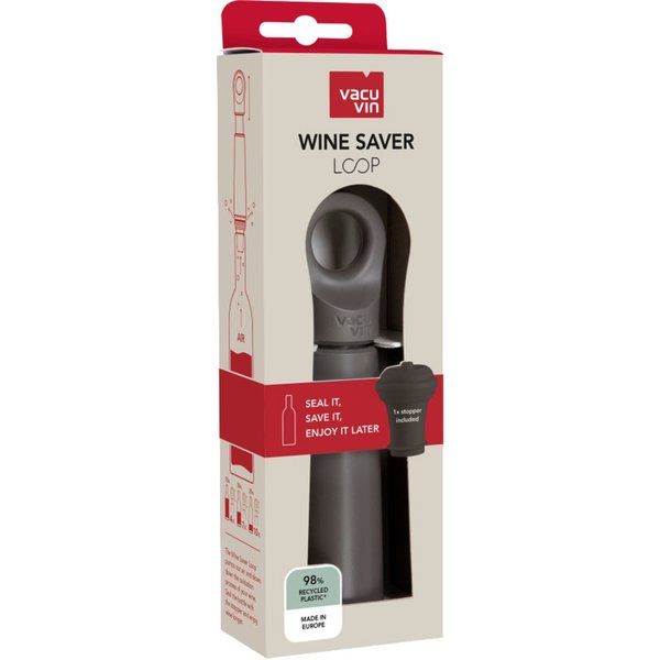 Wine Saver Loop vinpump, graphite