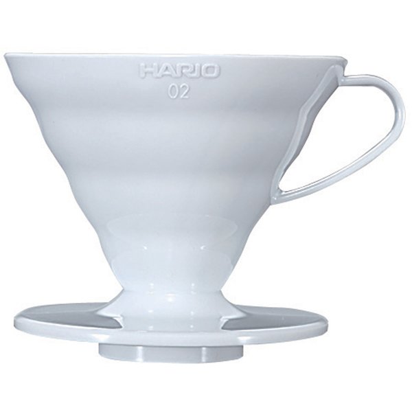 2 Cup Dripper V60 Hvit keramikk