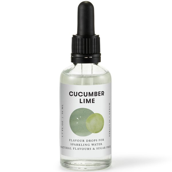 Flavour drops, cucumber lime