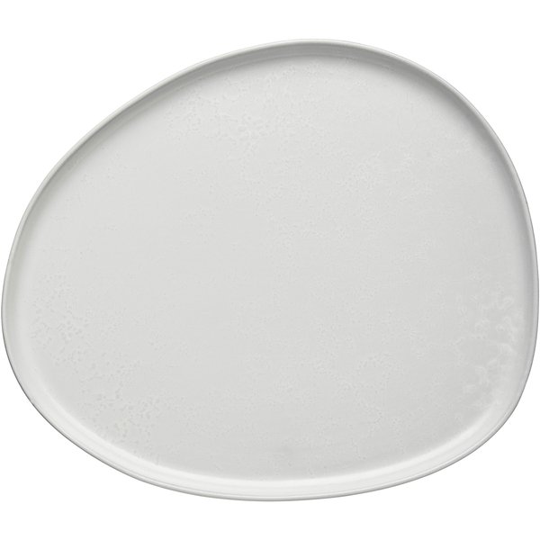 RAW Organic middagstallerken, 29x25 cm, arctic white
