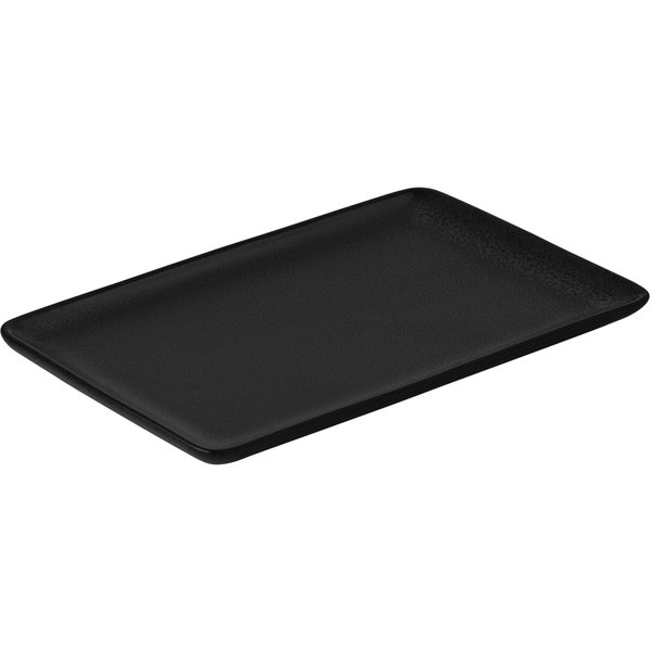 RAW Rektangulær tallerken 23,5 x 15 cm, Titanium Black
