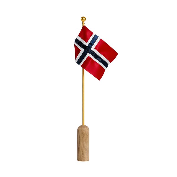 Celebrating norsk flagga, 40 cm