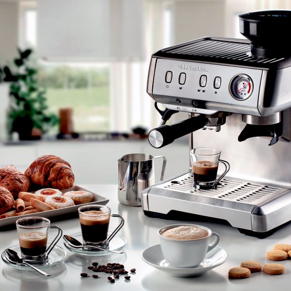 Espressokone–kahvimylly 