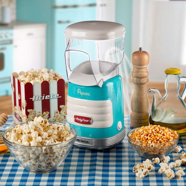 Party Time Popcornmaskine, blå