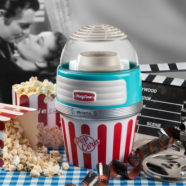 Party Time Popcornsmaskine XL, blå