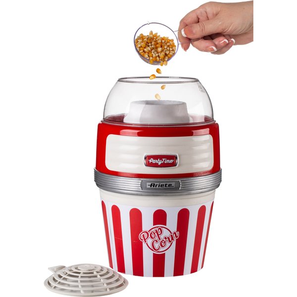 Party Time Popcornmaskin XL, röd