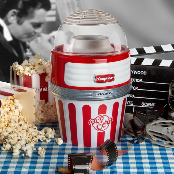 Party Time Popcornsmaskine XL, rød