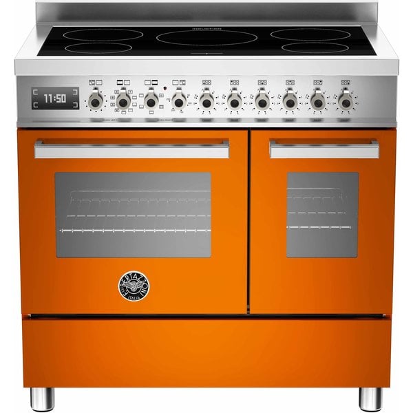 PRO905 induktionskomfur orange 90 cm. 