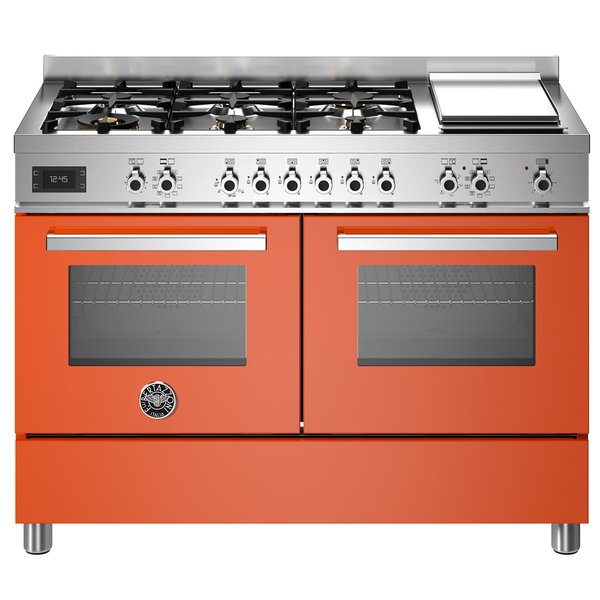 PRO126G2EART Professional Gasskomfyr 120 cm, Orange