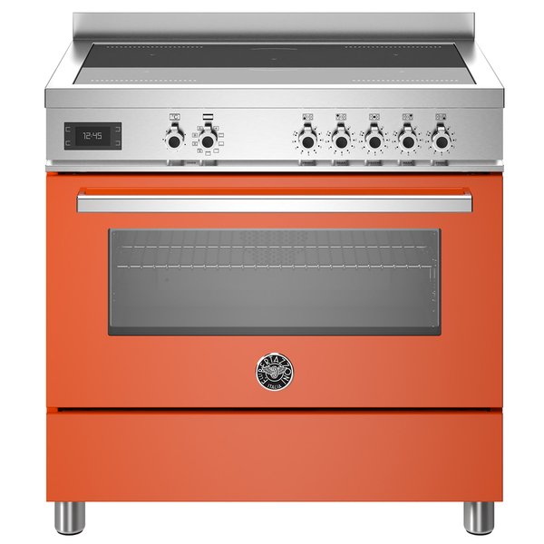 PRO95I1EART Professional induksjonskomfyr med ovn 90 cm, Orange