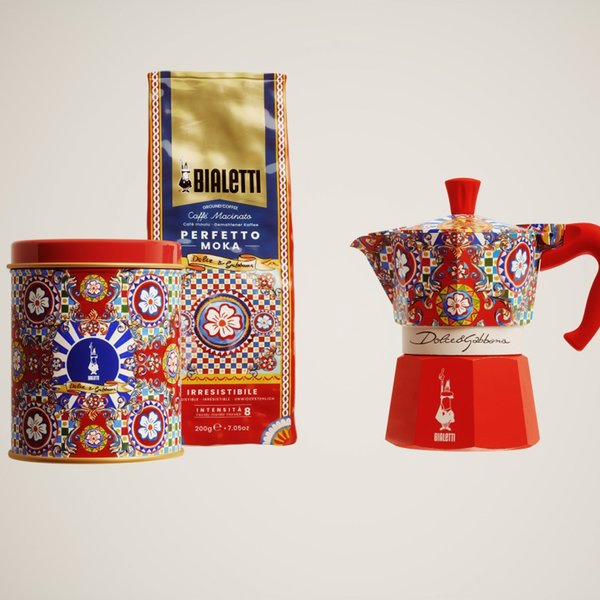 D&G Moka Express 350 ml + kaffe 250 g