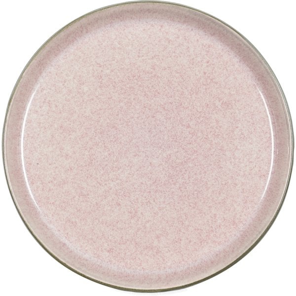 Gastro tallerken 21 cm grå/rosa