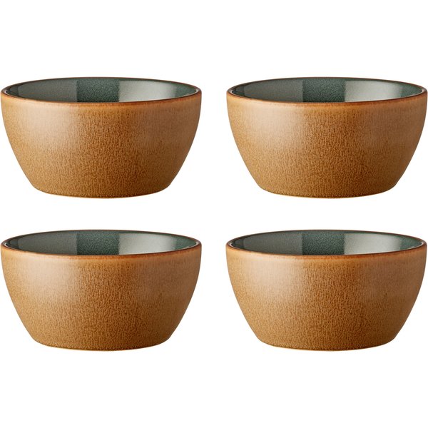 Skål 12 cm 4-pack, wood/forest