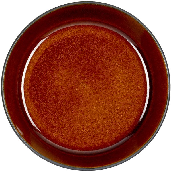 Soppskål 18 cm svart/amber