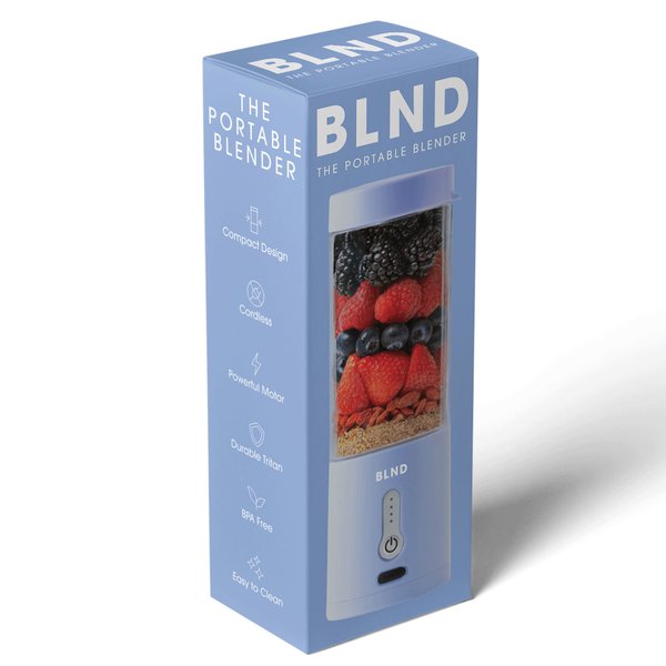 Bærbar blender, blå