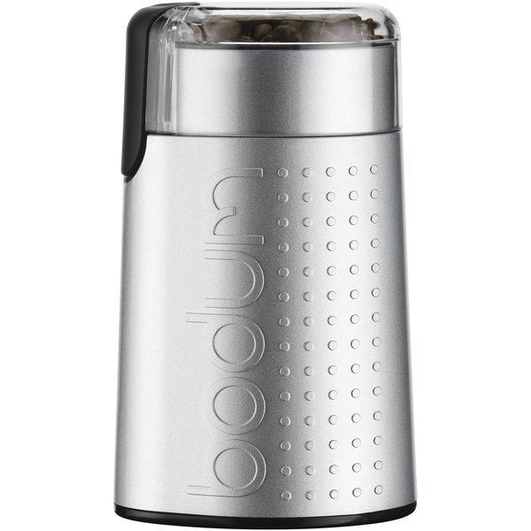 Bodum BISTRO Elektrisk kaffemølle i aluminium