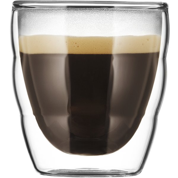 PILATUS Dobbeltvegget espressoglass - 2 stk.