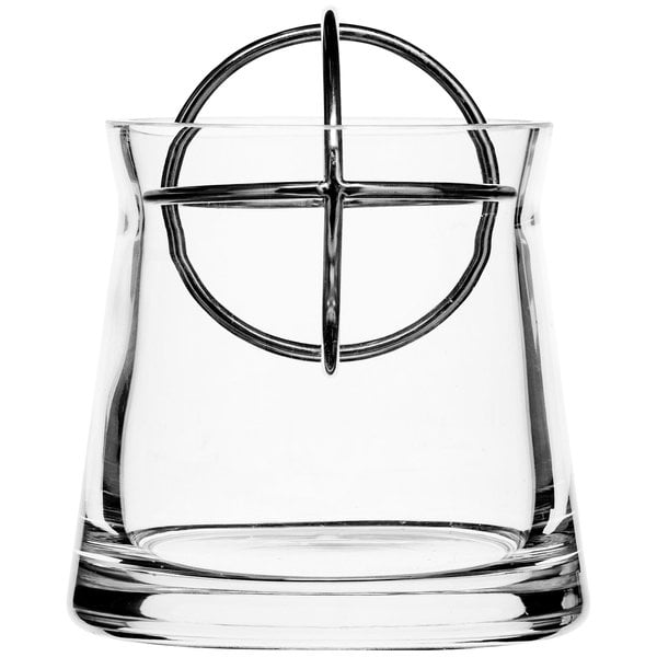 Sphere vas, small, rostfritt stål