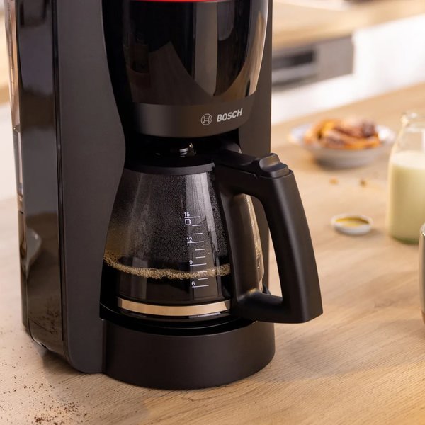 MyMoment Kaffemaskine med glaskande, sort