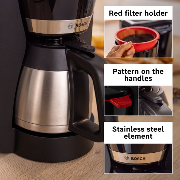 MyMoment Kaffemaskine med termokande, sort