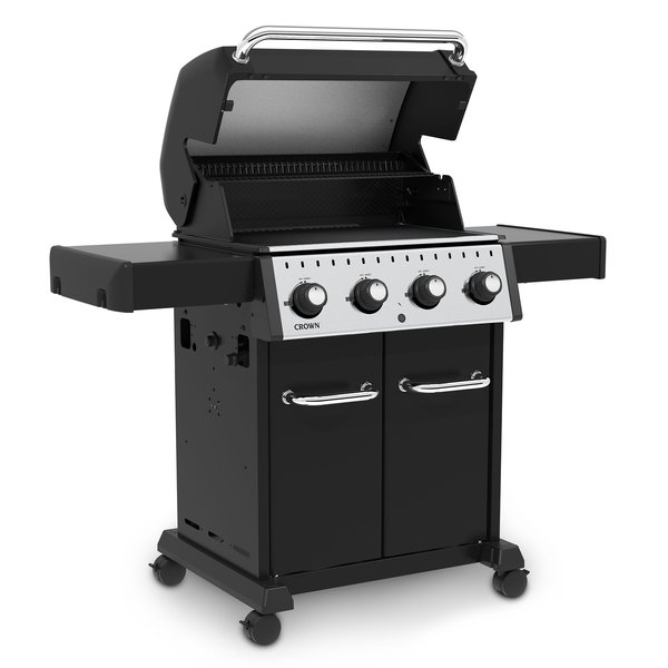 Crown 420 gasolgrill, svart