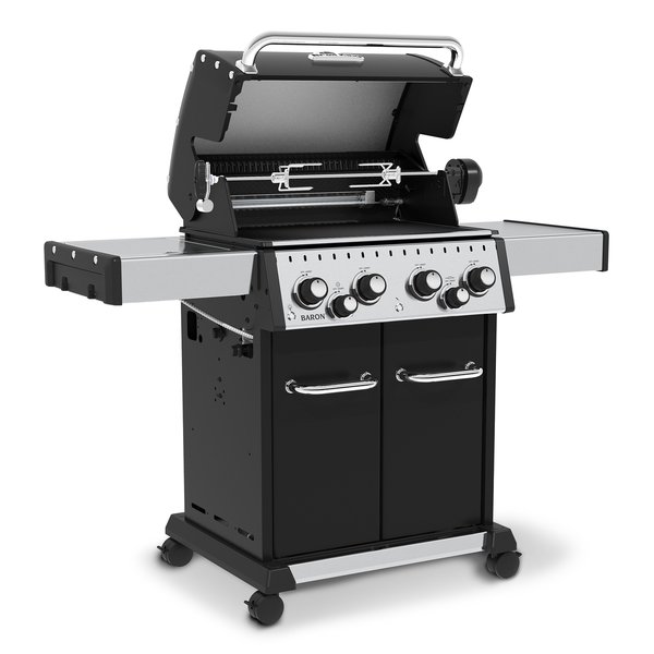 Baron 490 gassgrill, svart