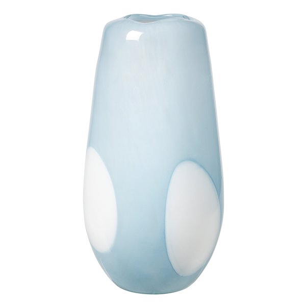 Ada Dot vase 37 cm, lyseblå