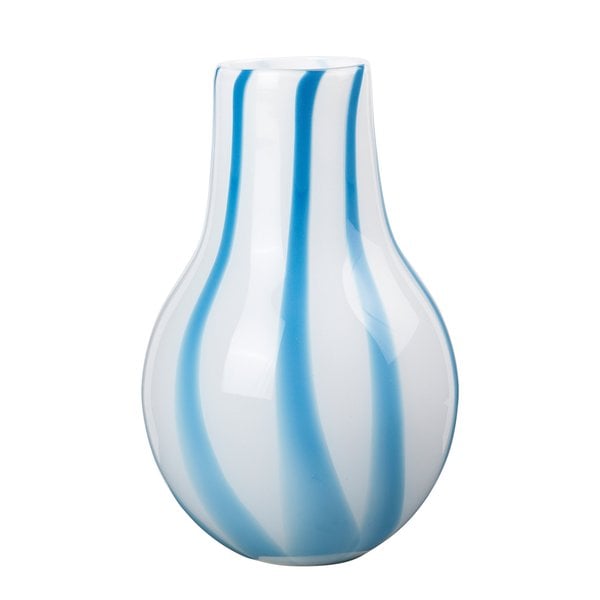 Ada Stripe vase 37 cm, lyseblå