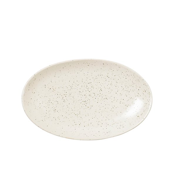 Nordic Vanilla oval tallerken 22 x 13,6 cm