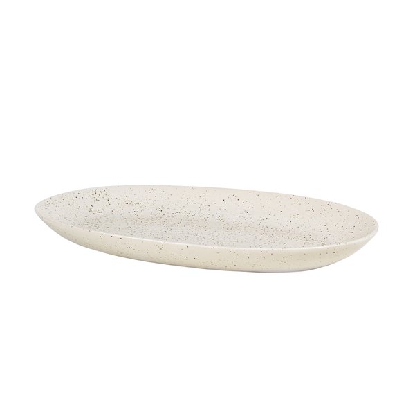 Nordic Vanilla oval tallerken 30 x 17 cm