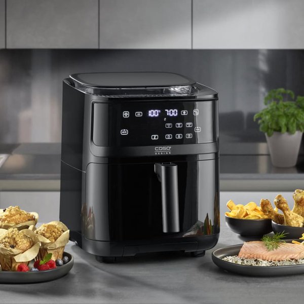 700 Steam & Airfryer 7 liter, svart