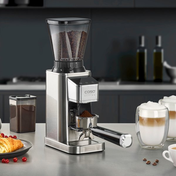 BaristaChef Inox kaffekvern, silver