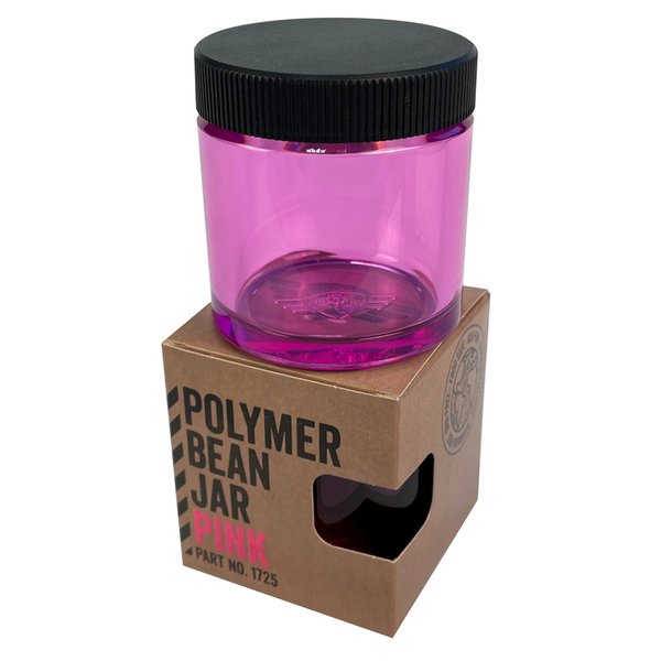 Polymer Bean Jar, pink