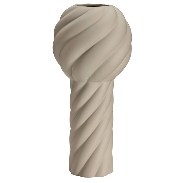 Twist Pillar vase 34 cm, sand