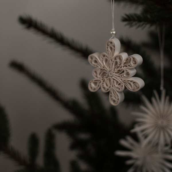 Paper Light Flake juletræspynt, small, 8 cm