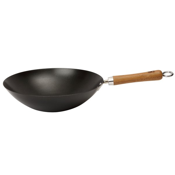 NS kulsstål Wok, svart 30 cm.