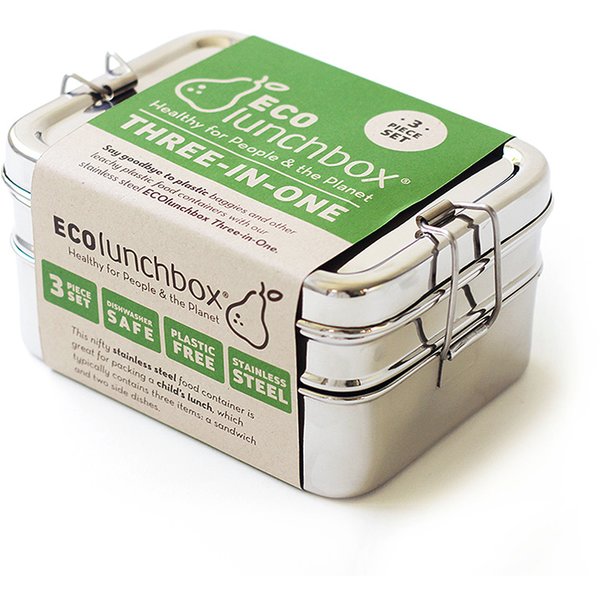 ECO Lunchbox Tre-i-Ett Matlåda Rostfritt Stål