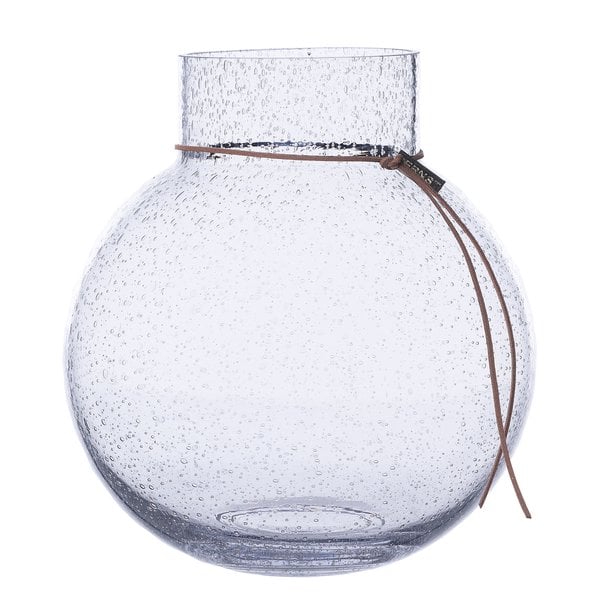 Bubblig glassvase 25 cm