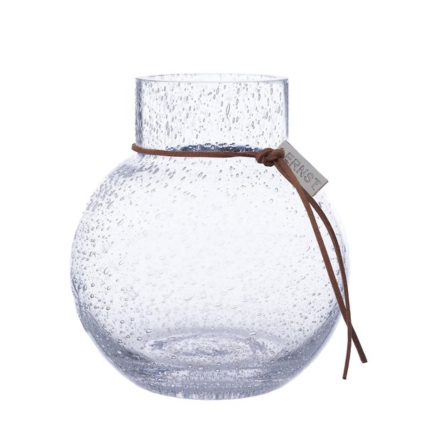 Bubblig glassvase 14 cm