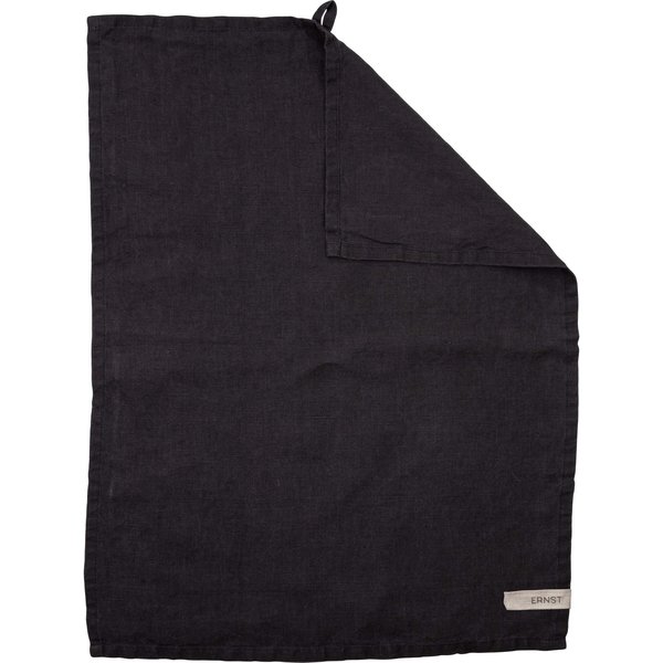 KJøkkenhåndduk lin 47x70 mörkgrå