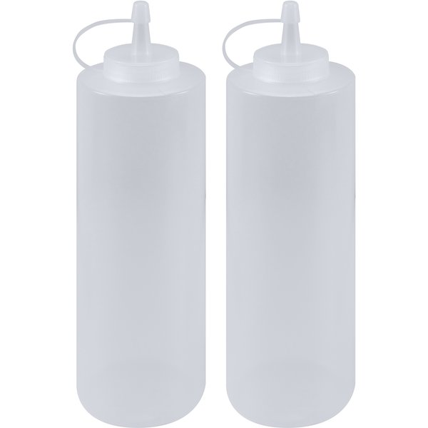 Squeezeflaska 700 ml med lock, 2-pack