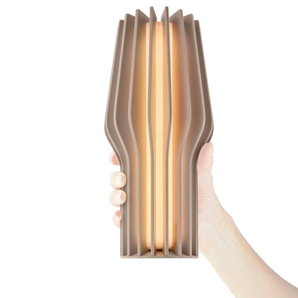 Radiant LED-lampe bærbar 25 cm, pearl beige