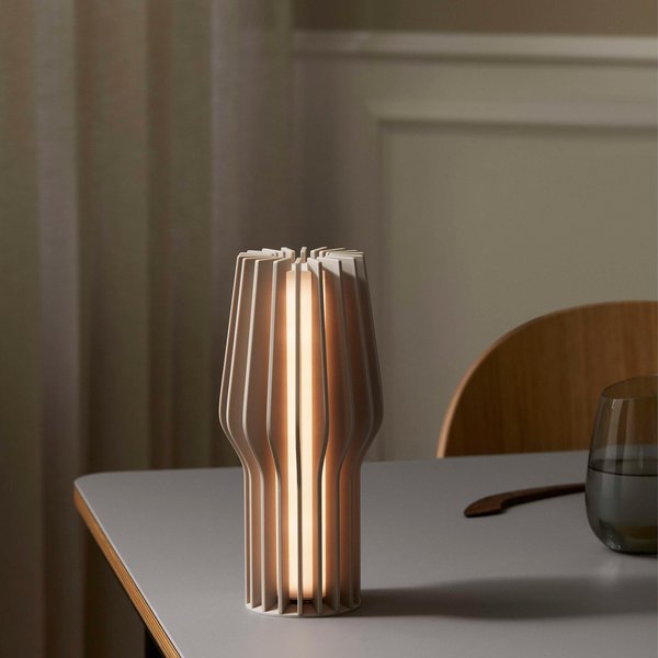 Radiant LED-lampe bærbar 25 cm, pearl beige