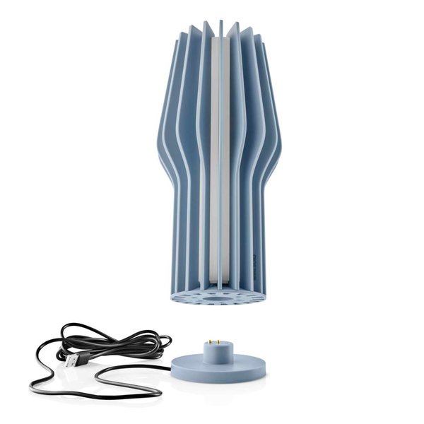 Radiant LED-lampa portabel 25 cm, dusty blue