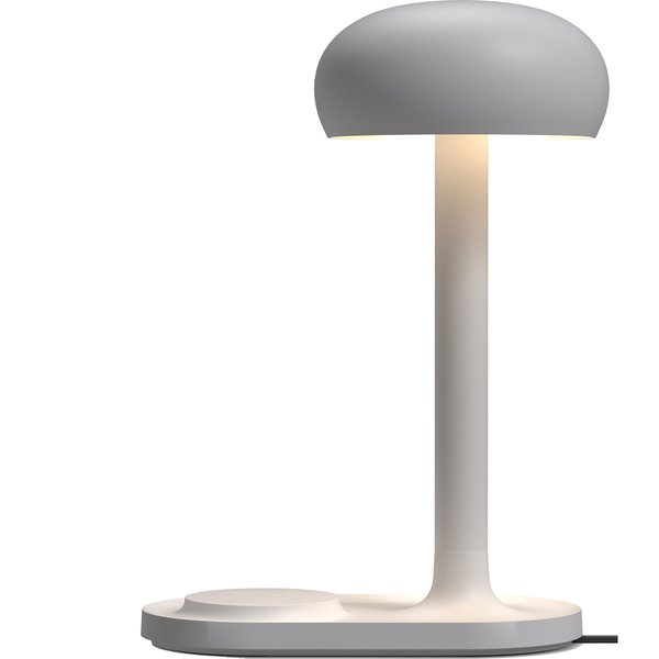 Emendo lampe med trådløs Qi-lader, cloud