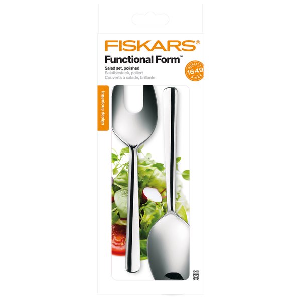 Functional Form salatbestikk 2 deler, blankt