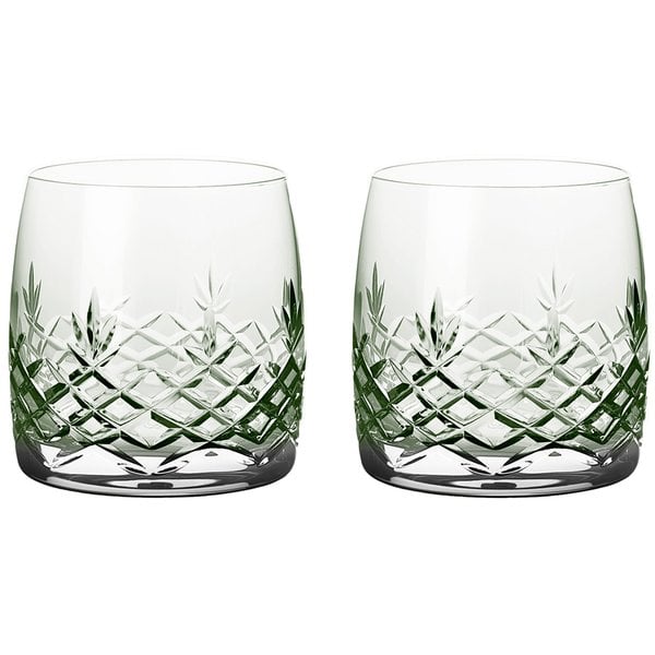 Crispy Aqua Drikkeglass 2 stk, Emerald