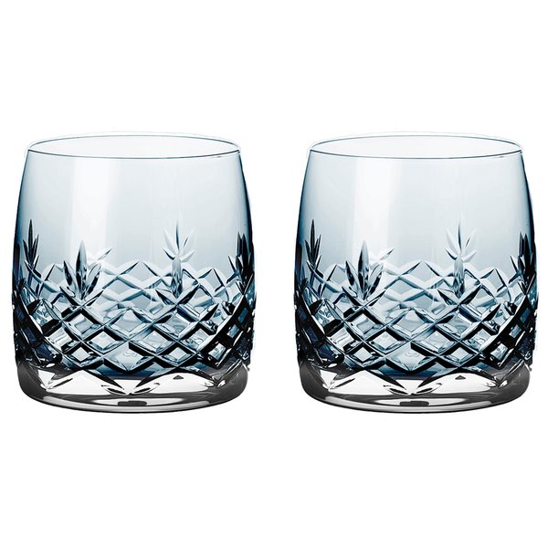 Crispy Aqua Drikkeglass 2 stk, Sapphire