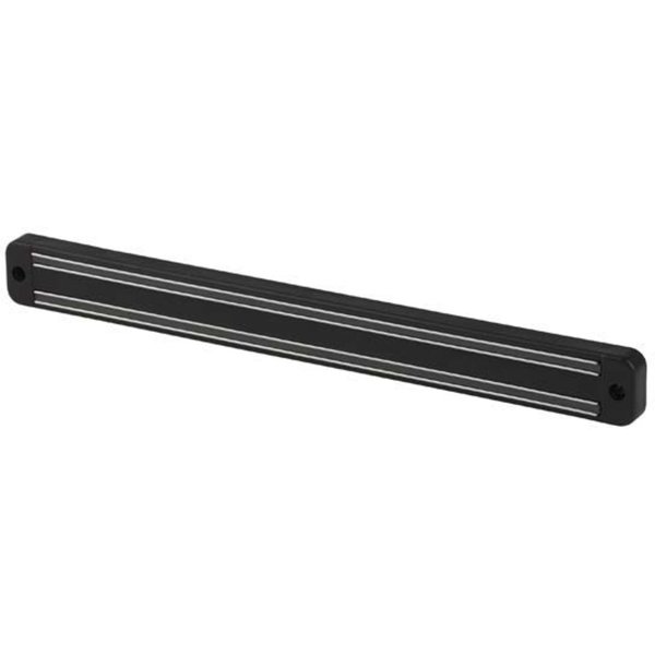 Knivmagnet 33 x 3,5 cm., sort stål